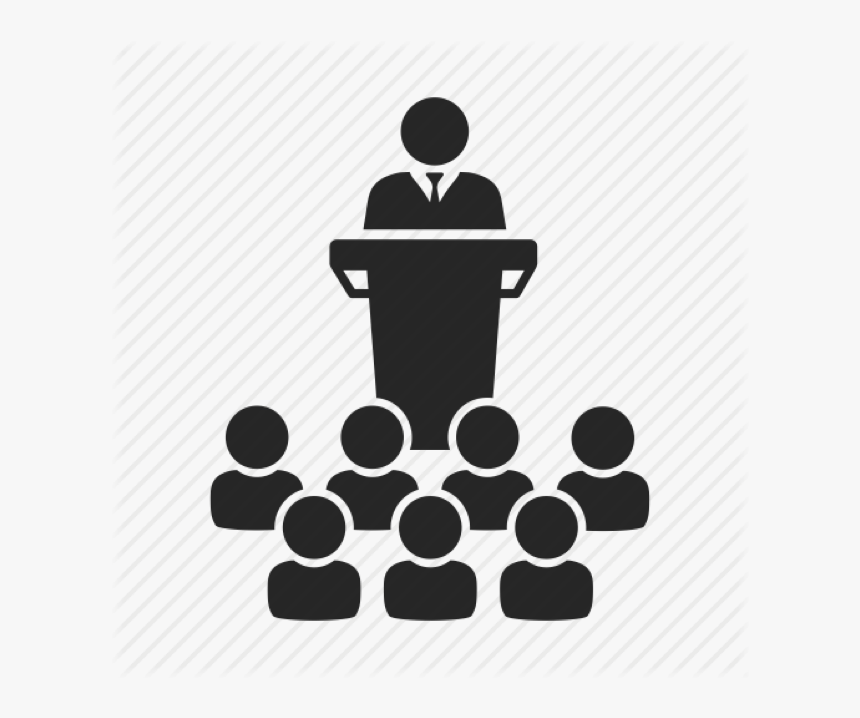 Presenter And Audience Png Clipart Computer Icons Audience - Multilingual Icon Png, Transparent Png