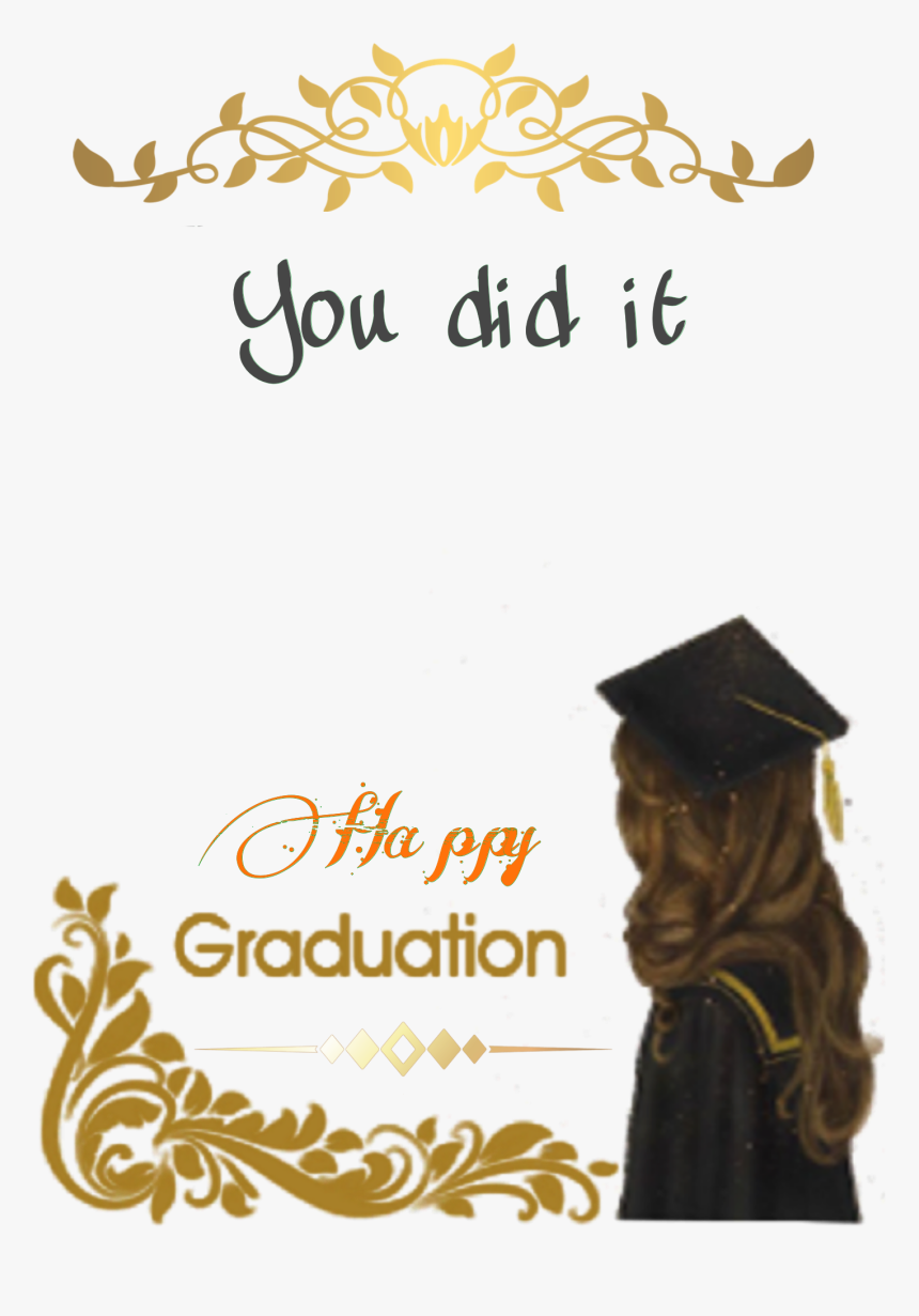 #graduationquote #graduation Frame #graduationcard - Graduation, HD Png Download