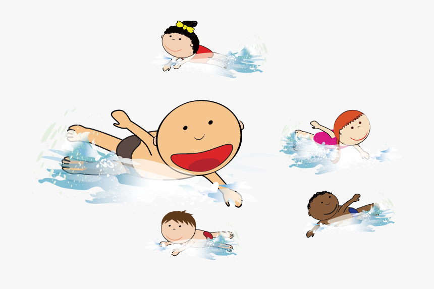 Swimming Childrens For Free - Beach, HD Png Download