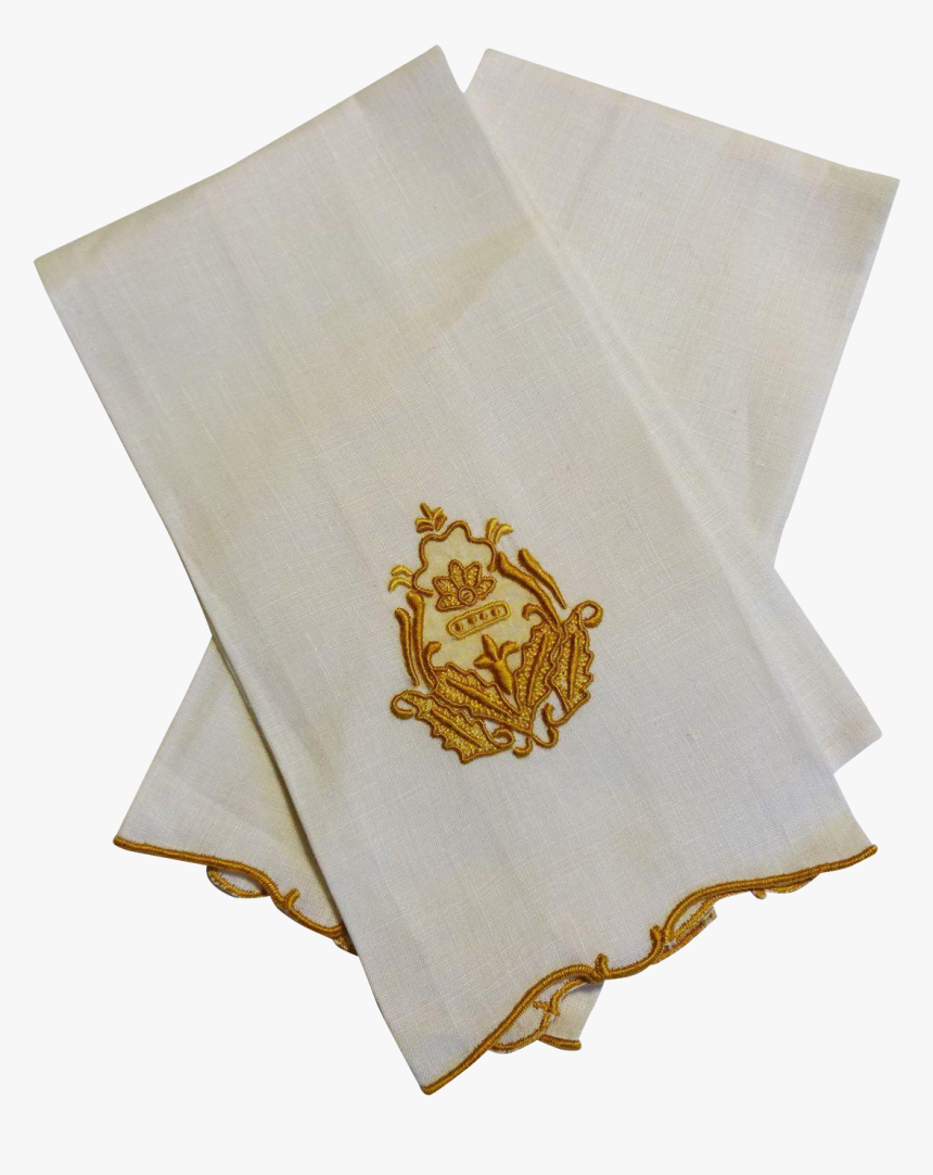 Linen Towels Guest Fingertip Vintage Marghab Madeira - Paper, HD Png Download