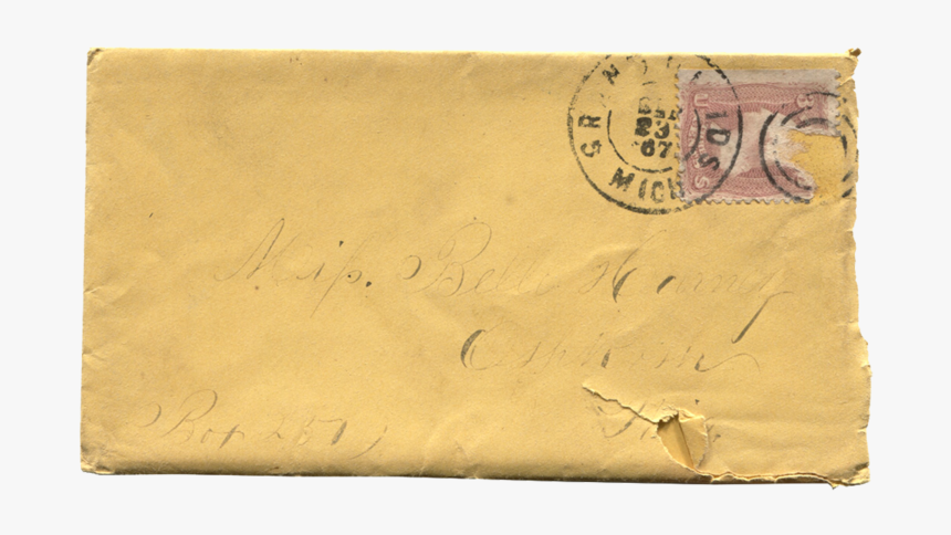 Vintage Envelope Png, Transparent Png