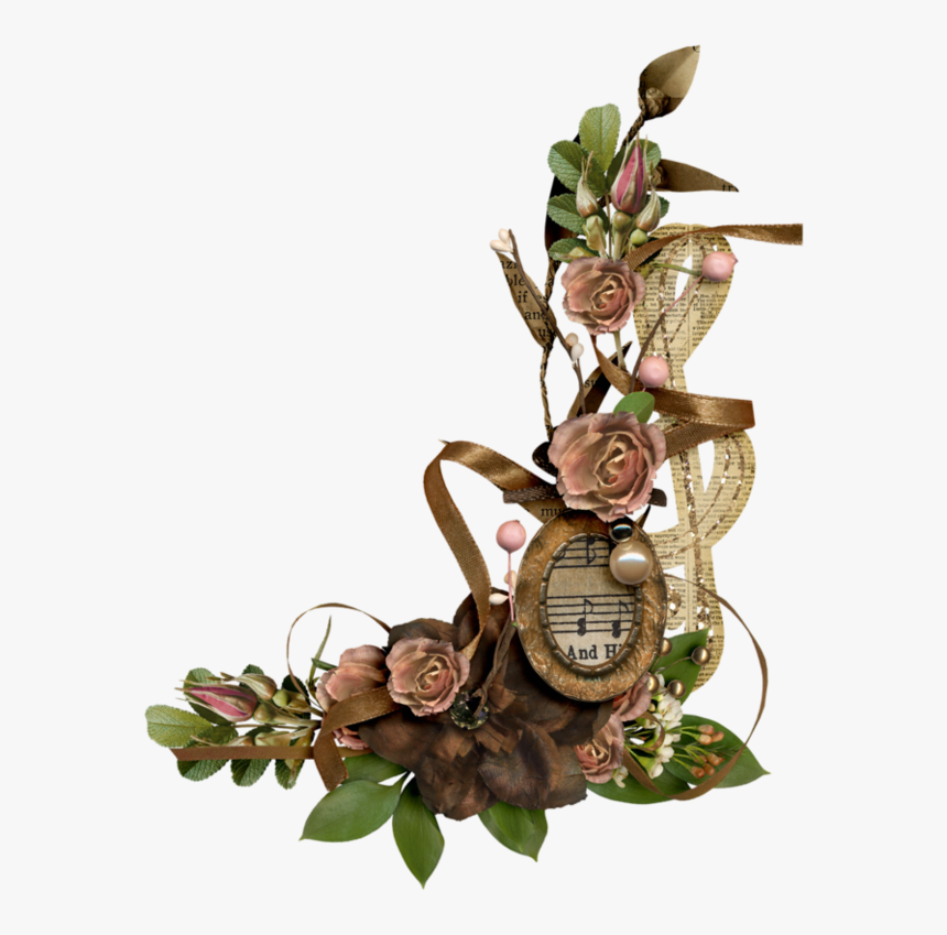 Coins,corners,bordures Vintage Paper, Scrapbooking, Vintage Flower