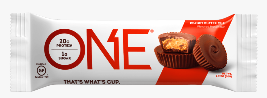 Peanut Butter Cup - One Bar Peanut Butter Cup, HD Png Download