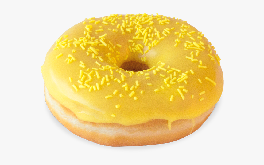 Transparent Yellow Donut, HD Png Download