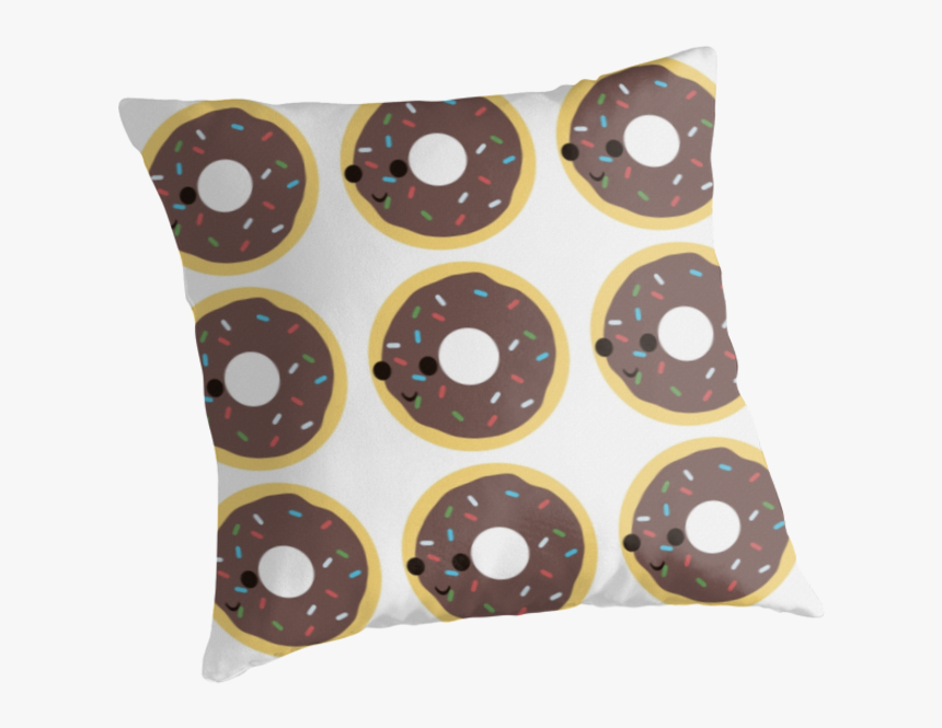 Cute Chocolate Glazed Donut Pattern By Eggtooth - Chocolate, HD Png Download