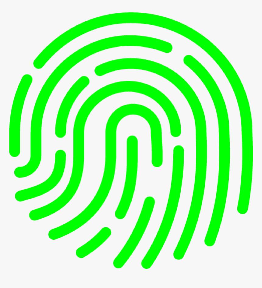 Fingerprints Icon Green Fingerprint Transparent Png Png Download Transparent Png Image Pngitem