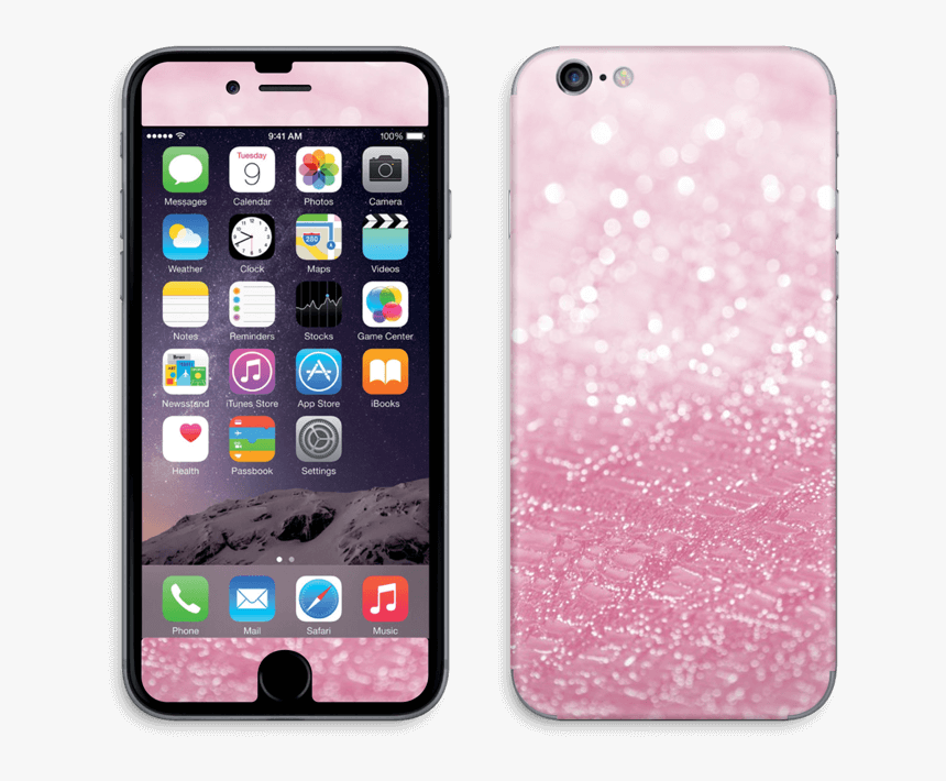 Pink Glitter Skin Iphone 6/6s - Iphone Sve Vrste, HD Png Download