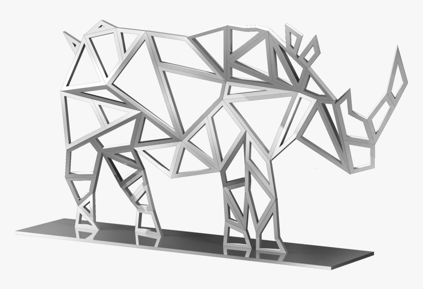 Rhino Geometric Sculptures, HD Png Download