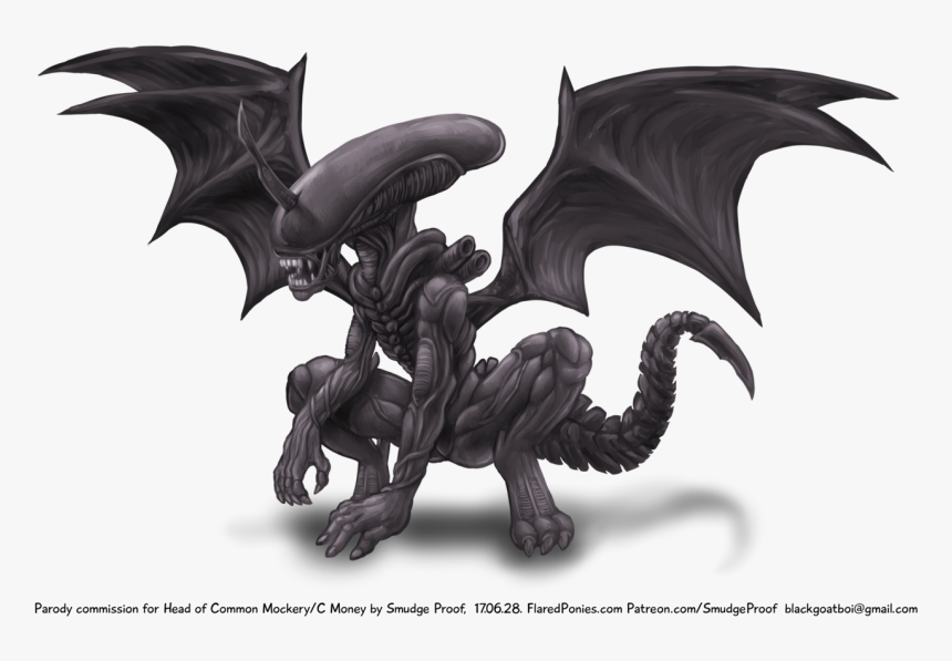 Smudge Proof, Barely Pony Related, Commission, Hybrid, - Картинки Чужой И Пони, HD Png Download