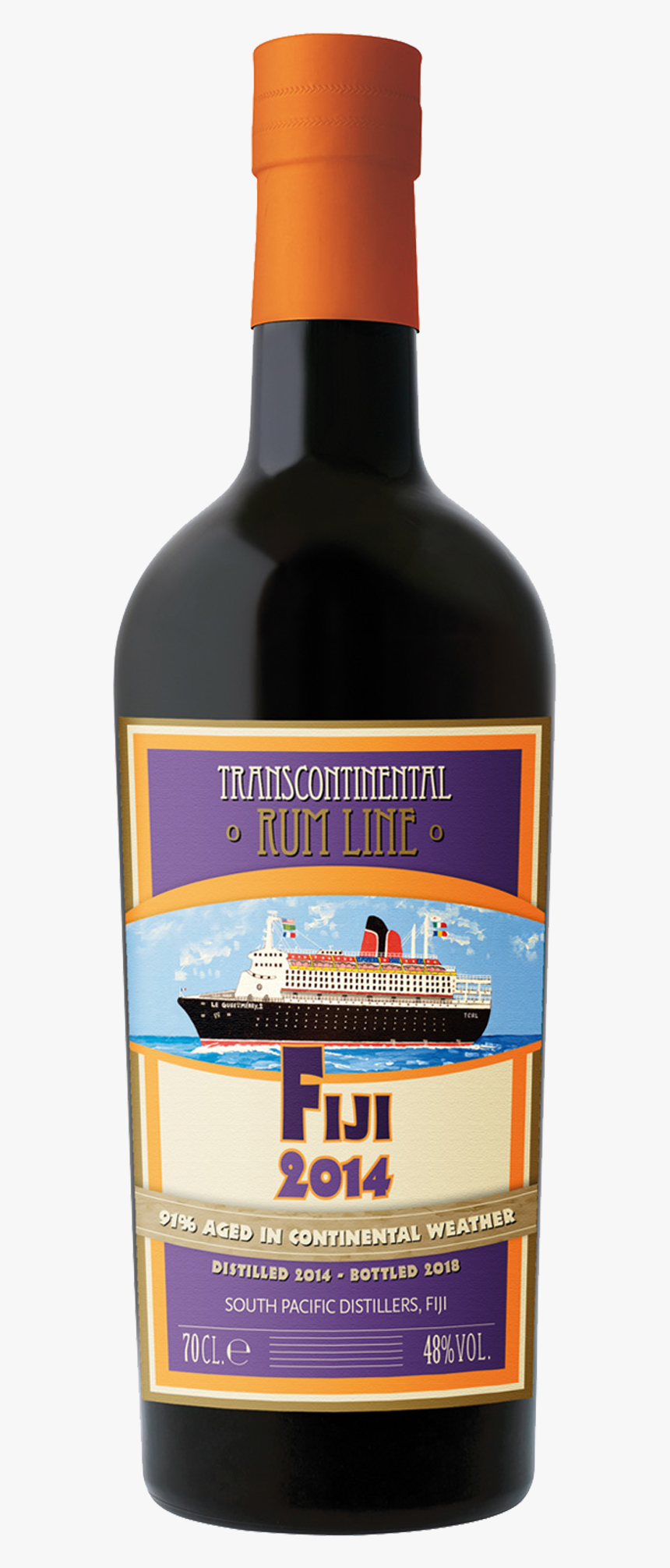 Rum Fiji Transcontinental, HD Png Download