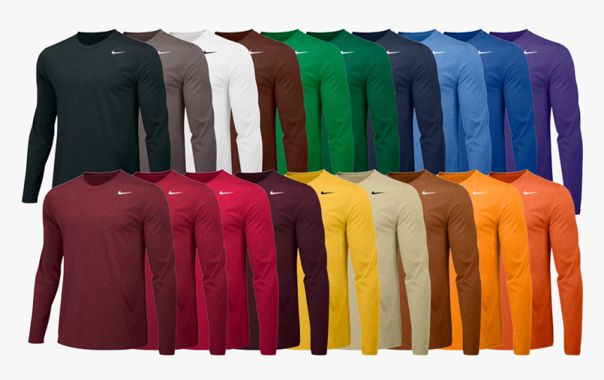 Custom Nike Legend Long Sleeve Shirts - Outlet Store, HD Png Download