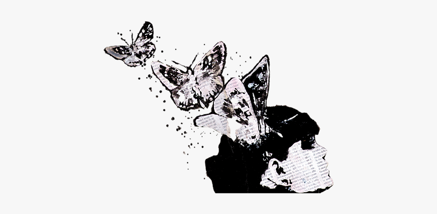 Art Butterfly Graffiti, HD Png Download