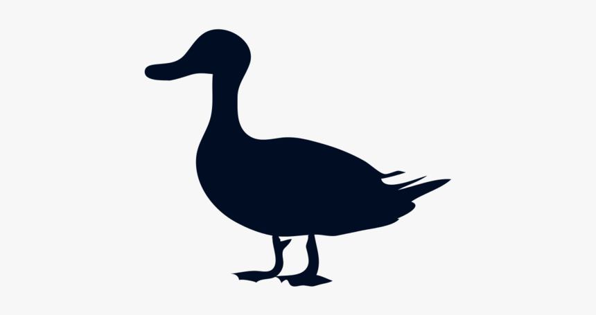 Donald Duck Mallard Silhouette Clip Art - Belligerent Duck, HD Png Download