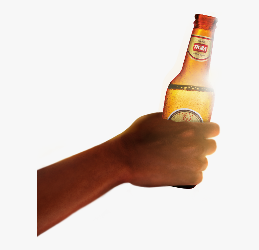 Cerveja Com Garra - Beer Bottle, HD Png Download