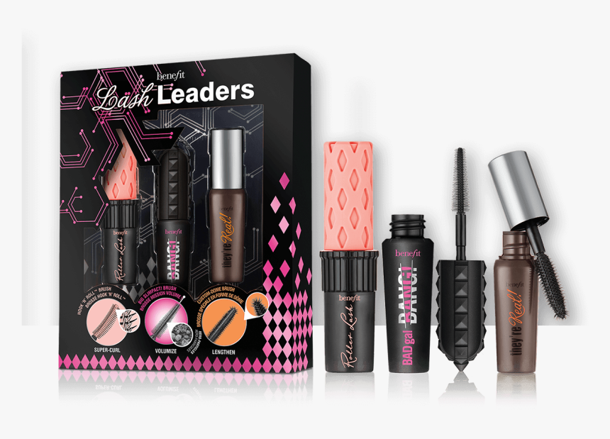Transparent Mascaras Png - Benefit Mascara Gift Set, Png Download