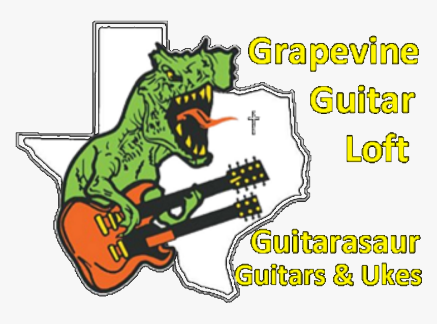 Transparent Cartoon Guitar Png - Illustration, Png Download