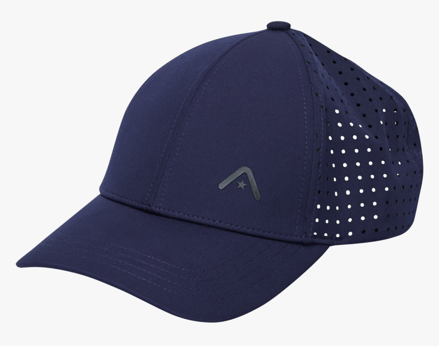 Navy Panel Perforated Cap, HD Png Download