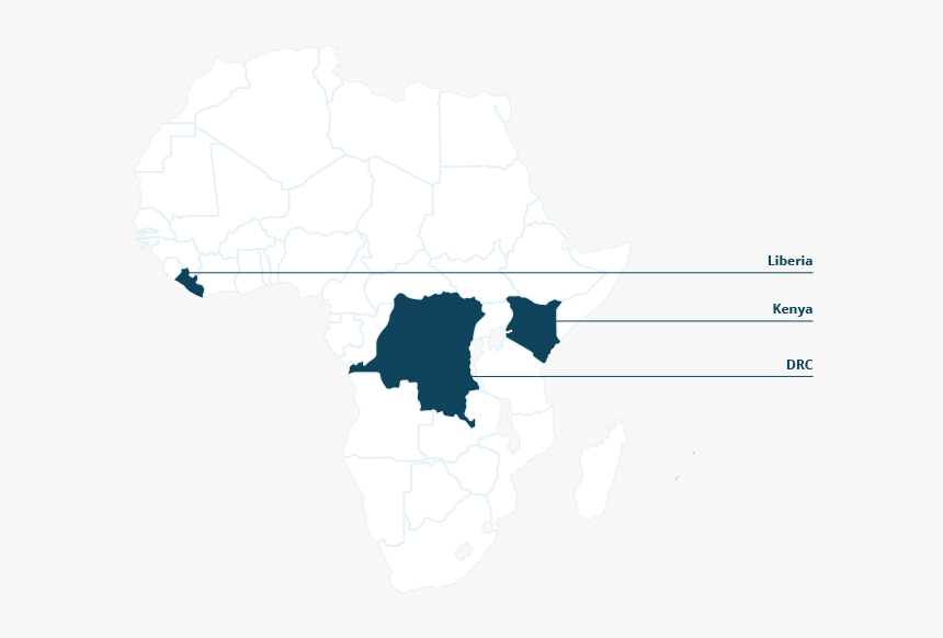 Regions-africa - Guinea On Africa Map, HD Png Download