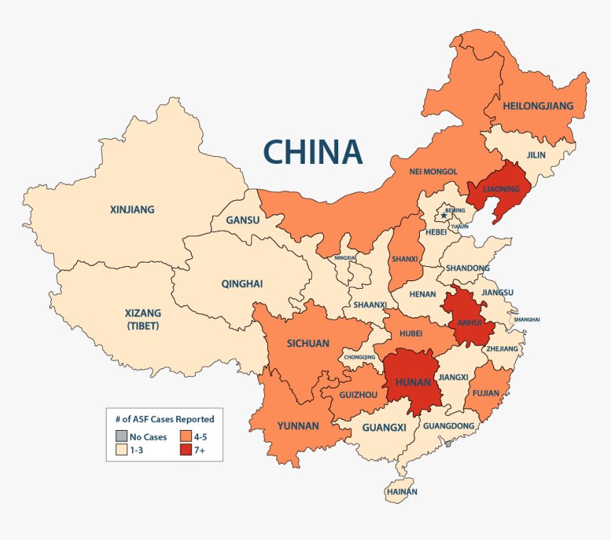 African Swine Fever - African Swine Fever In Asia, HD Png Download