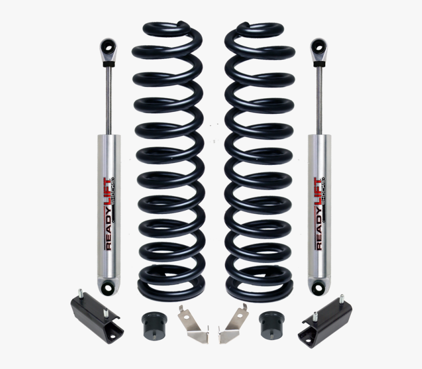 Lift Front Coil Spring Kit Includes Front Shocks 46 - Ford Super Duty Coil Spring, HD Png Download