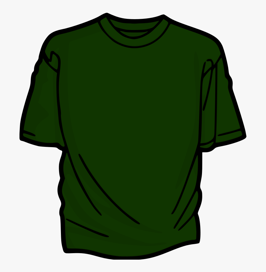 Green T-shirt - Green T Shirt Vector, HD Png Download