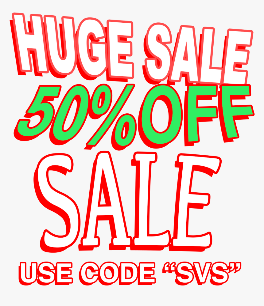 Image Of 50% Off Sale Now - Illustration, HD Png Download
