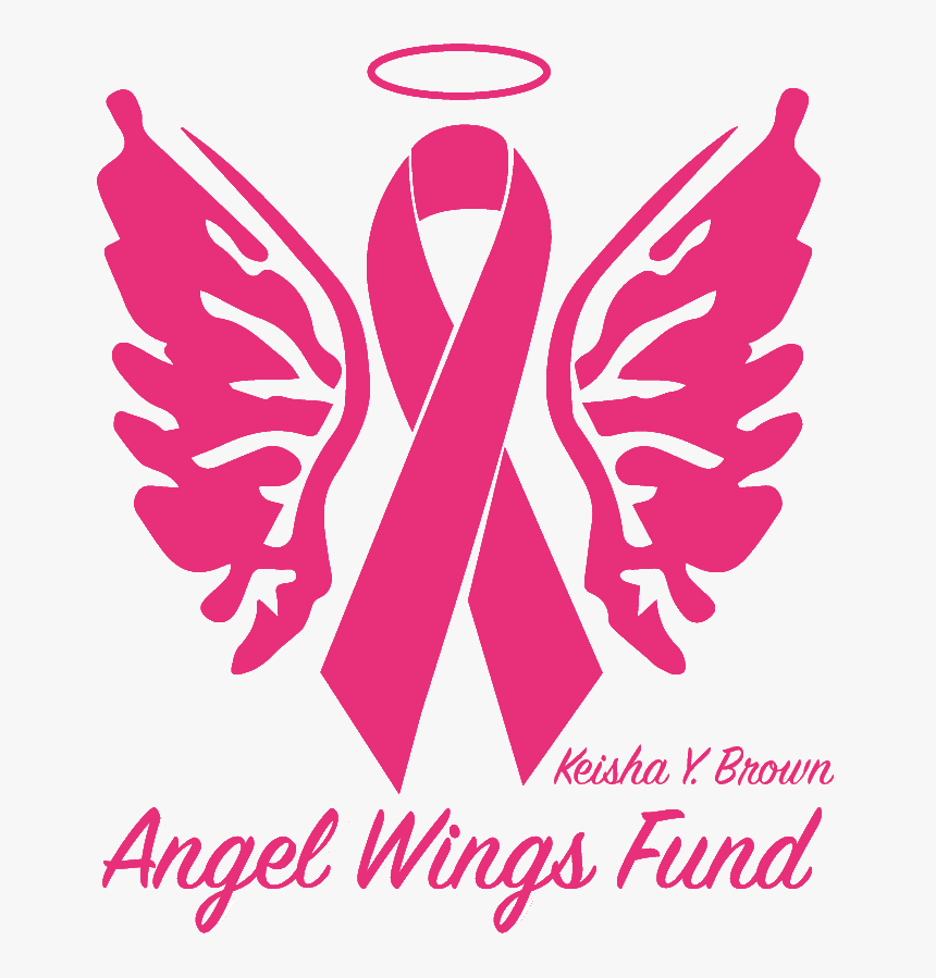 Angel Wings Fund - Breast Cancer Angel Png, Transparent Png
