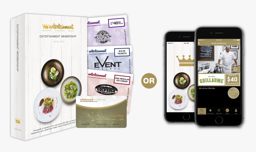 Entertainment Book 2018 2019, HD Png Download