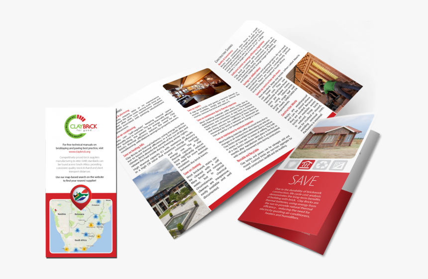 Transparent Brochures Png - Clay Brick, Png Download