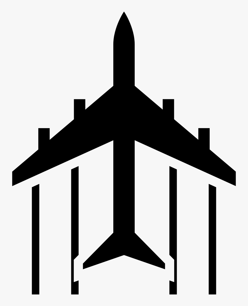 Airplane Flight Pointing Up - Goodbye Template, HD Png Download