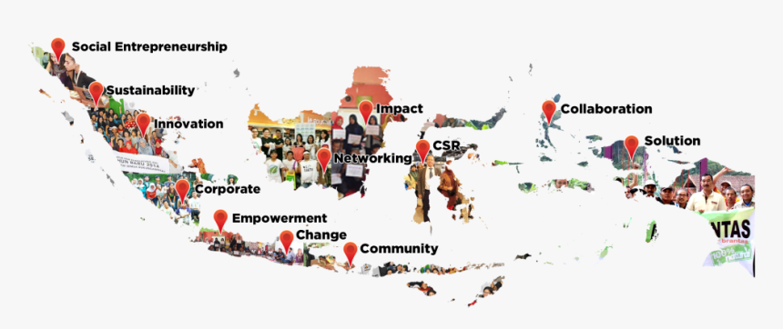 Peta Indonesia, HD Png Download