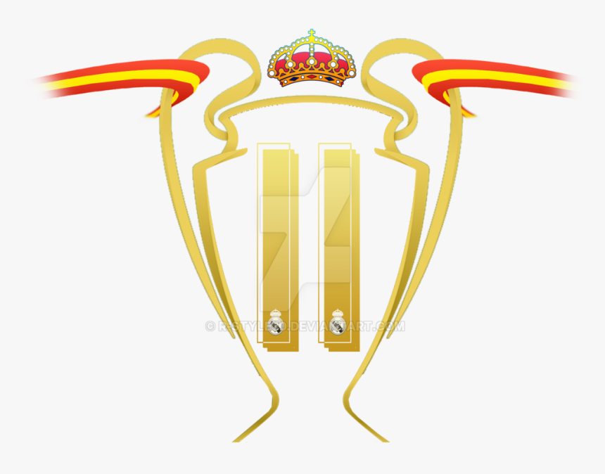 Real Madrid Undecima Banderas Cortas By R Style30 On - La Undecima Logo Png, Transparent Png