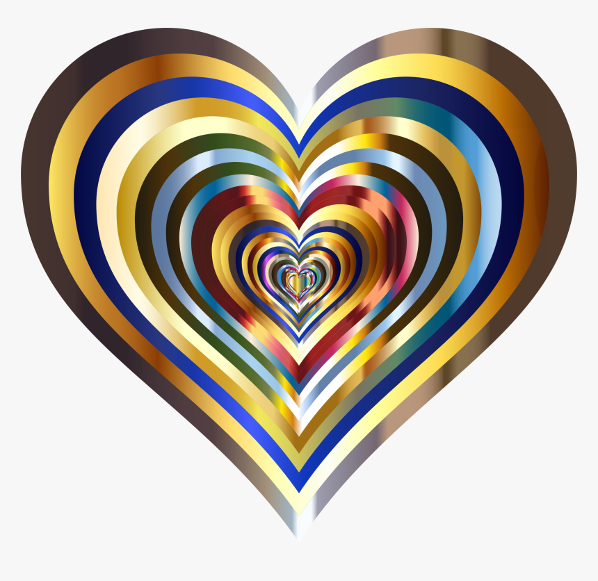 Heart,organ,symmetry - Png Metallic Hearts, Transparent Png