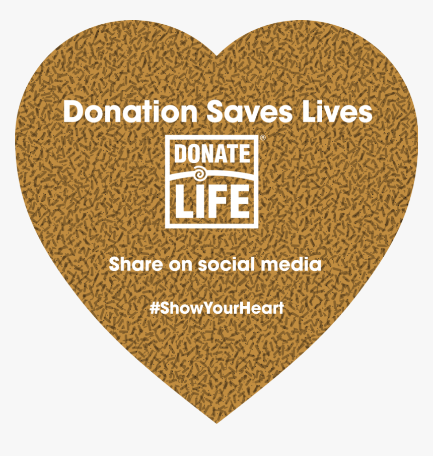The Show Your Heart Project Aims To Spread The Altruistic - April Organ Donation Awareness, HD Png Download