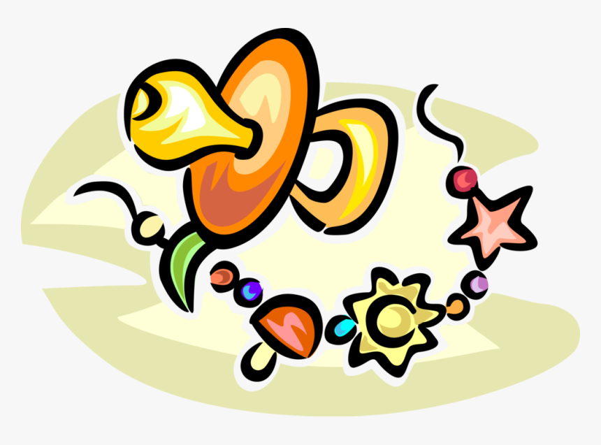 Soother Vector Image Illustration, HD Png Download