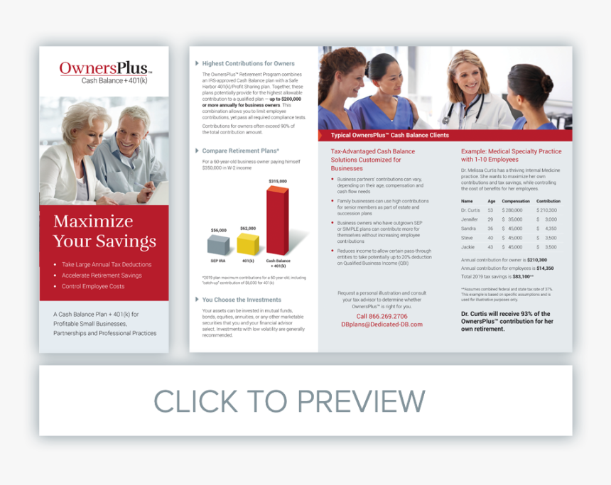 Ownersplus Cash Balance Plan Brochure, HD Png Download