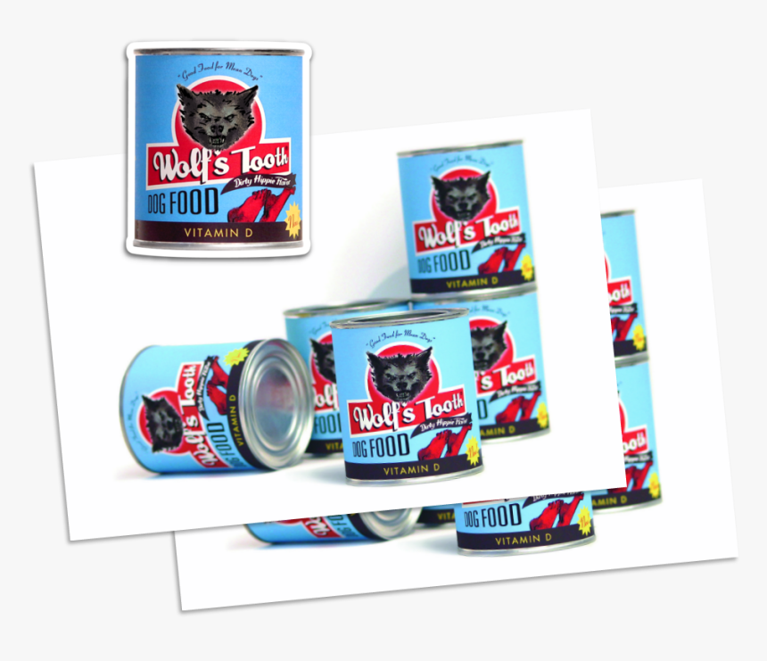 Wolf Tooth Postcard Sticket Set Update - Once Upon A Time In Hollywood Dog Food, HD Png Download