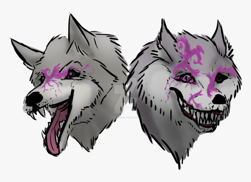 Wolf Fangs Png - Cartoon, Transparent Png
