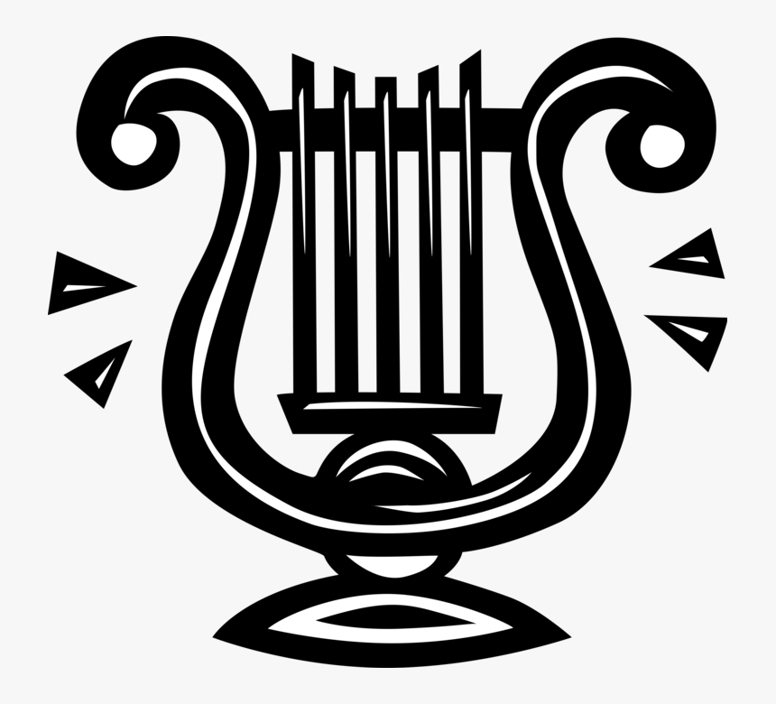Vector Illustration Of Ancient Classical Antiquity - Harpa Vetor Png, Transparent Png