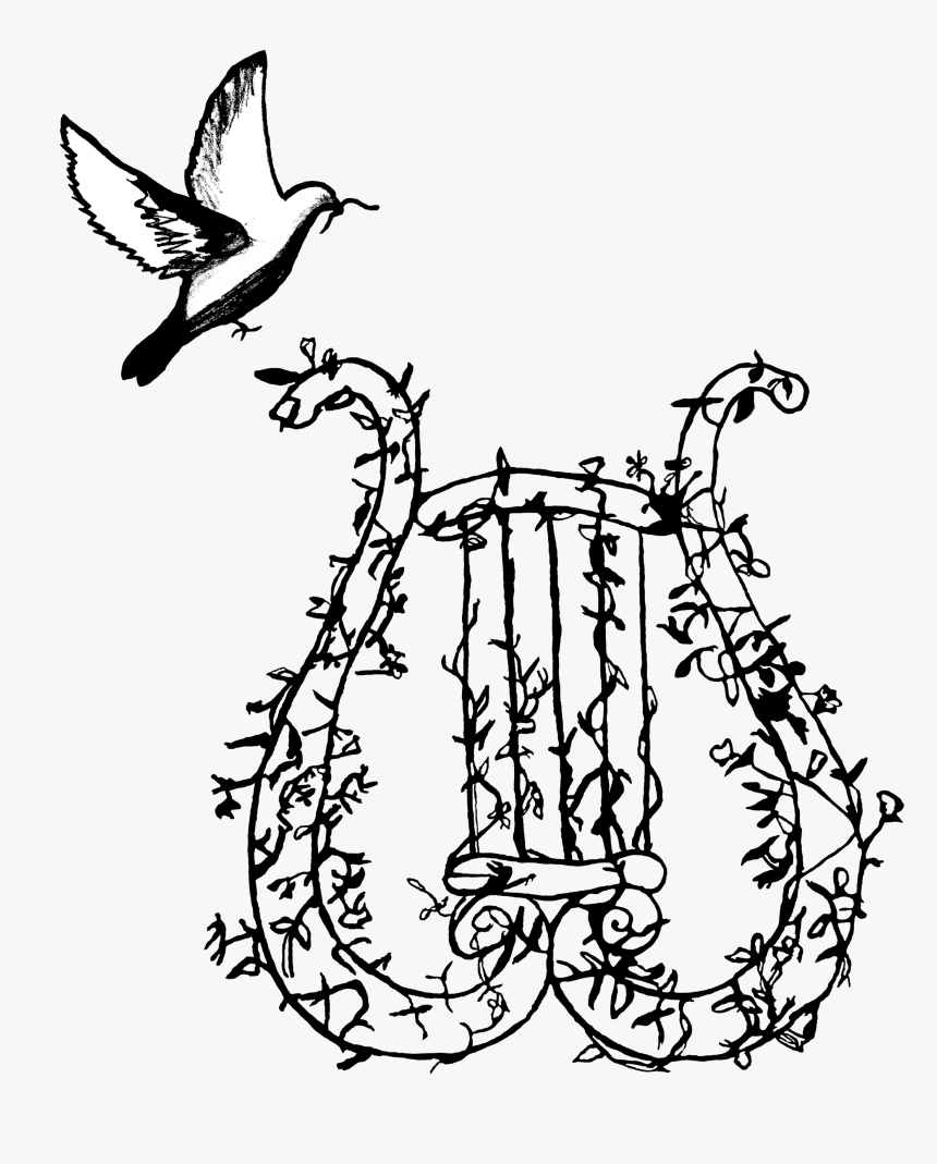 Dove And Lyre - Swallow, HD Png Download