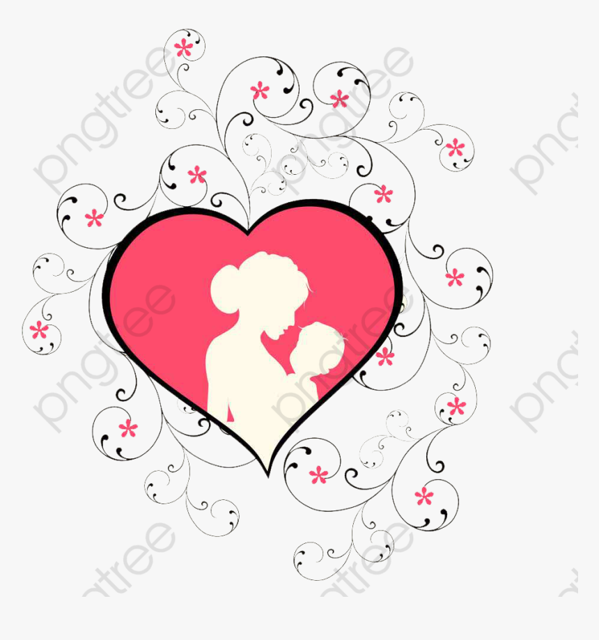 Free Png Mother Mother S Day Clipart Child - 母親 節 愛心, Transparent Png