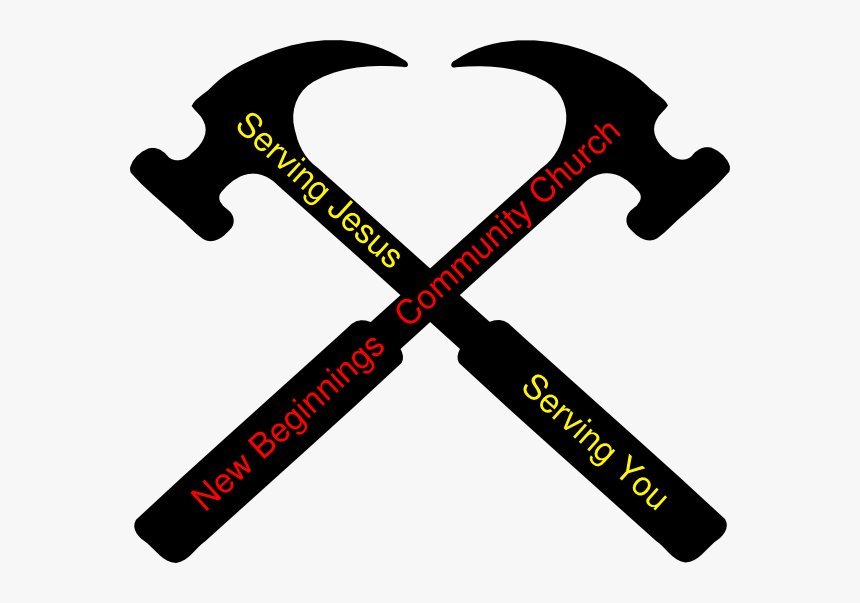 Transparent Hammer Vector Png - 2 Hammers Crossed, Png Download