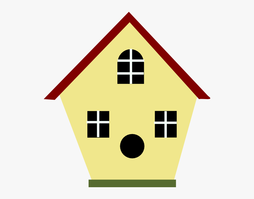 Yellow Bird House Svg Clip Arts - Clip Art Bird House, HD Png Download