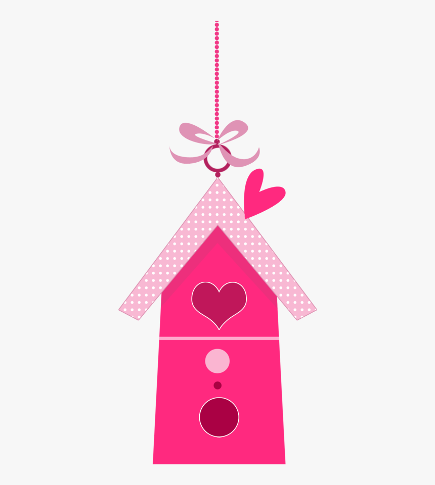 Birdhouse Clipart Pink - Clip Art, HD Png Download