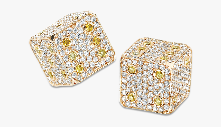 Gold And Diamond Dice, HD Png Download