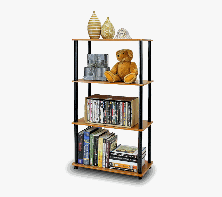 Furinno Turn N Tube 4 Tier Shelf - Bookcase, HD Png Download