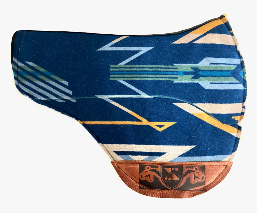 Shaped Western Trail Saddle Pad In Pendleton S Star - Longboard, HD Png Download
