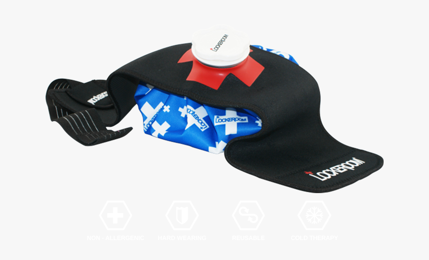 Ice Mate Product Image With Icons - Locker Room Ice Pack, HD Png Download