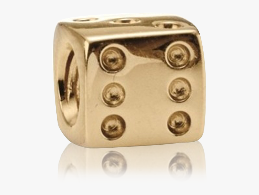 Pandora Gold Dice Charm, HD Png Download