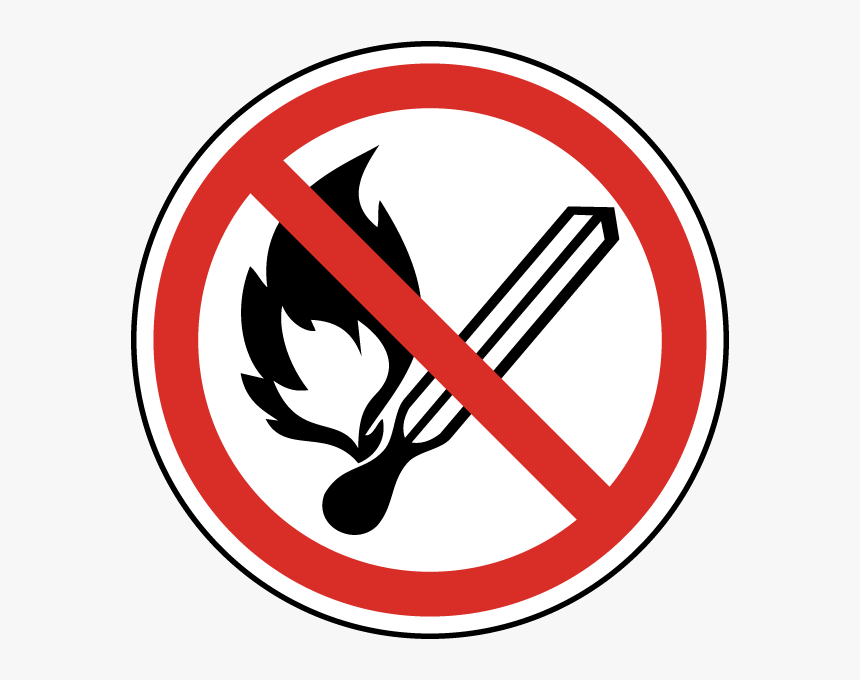 No Open Flame Symbol, HD Png Download